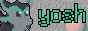 Minecraft avali with the text Yosh on the right.